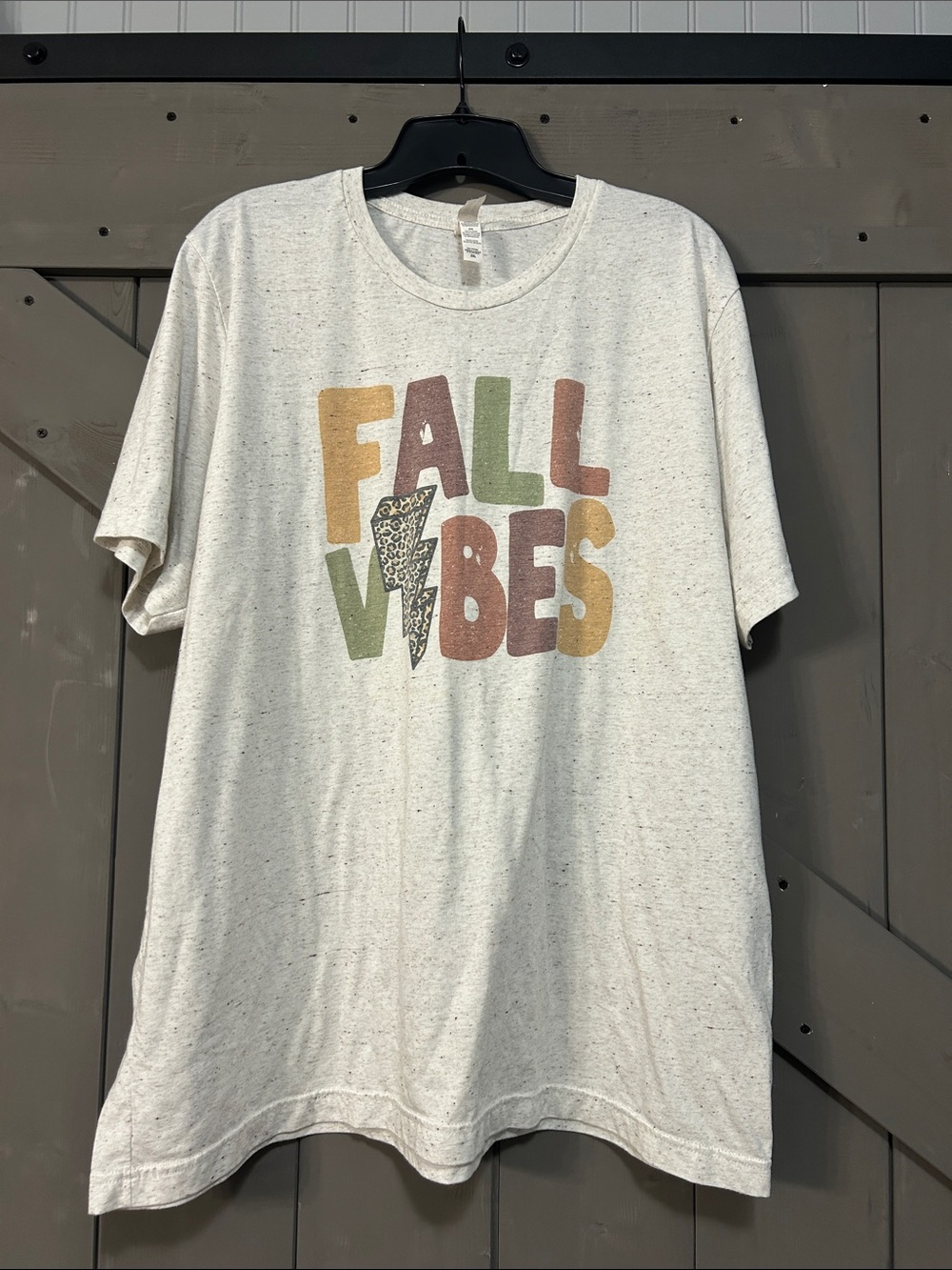 Bella Canvas Cream 'Fall Vibes' Short Sleeve Tee